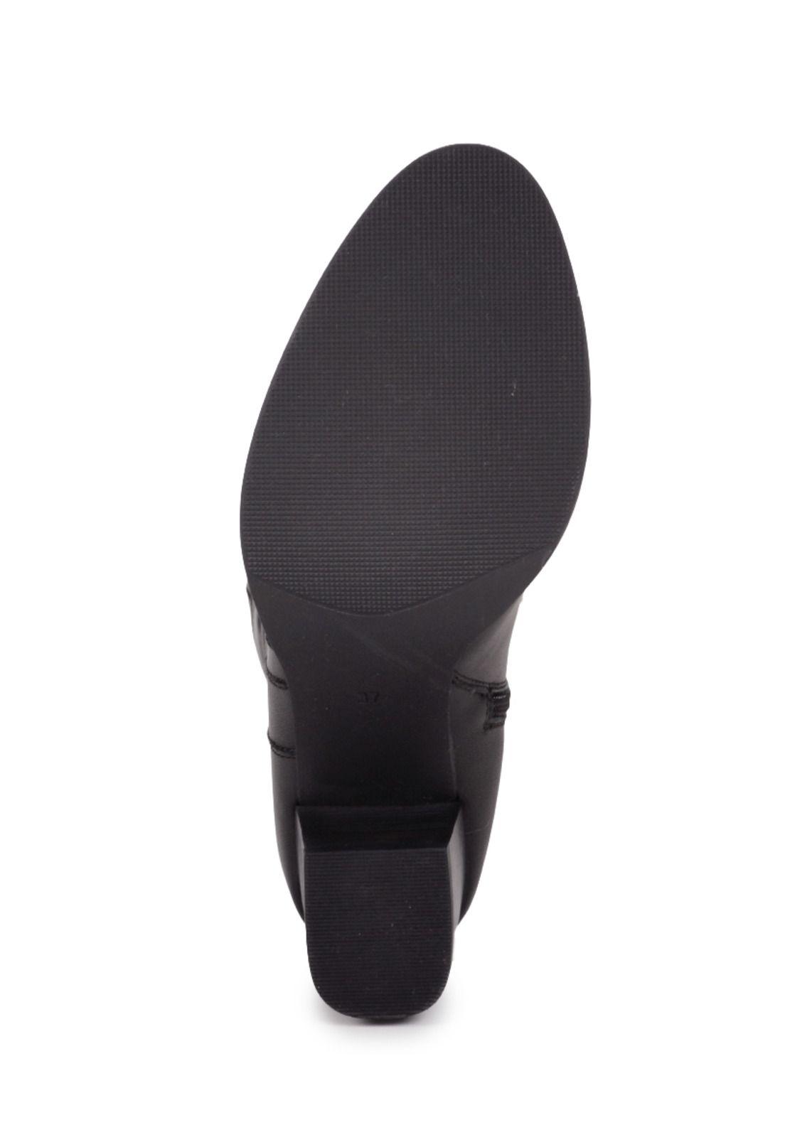 Bota Cuero Haly Negro-4