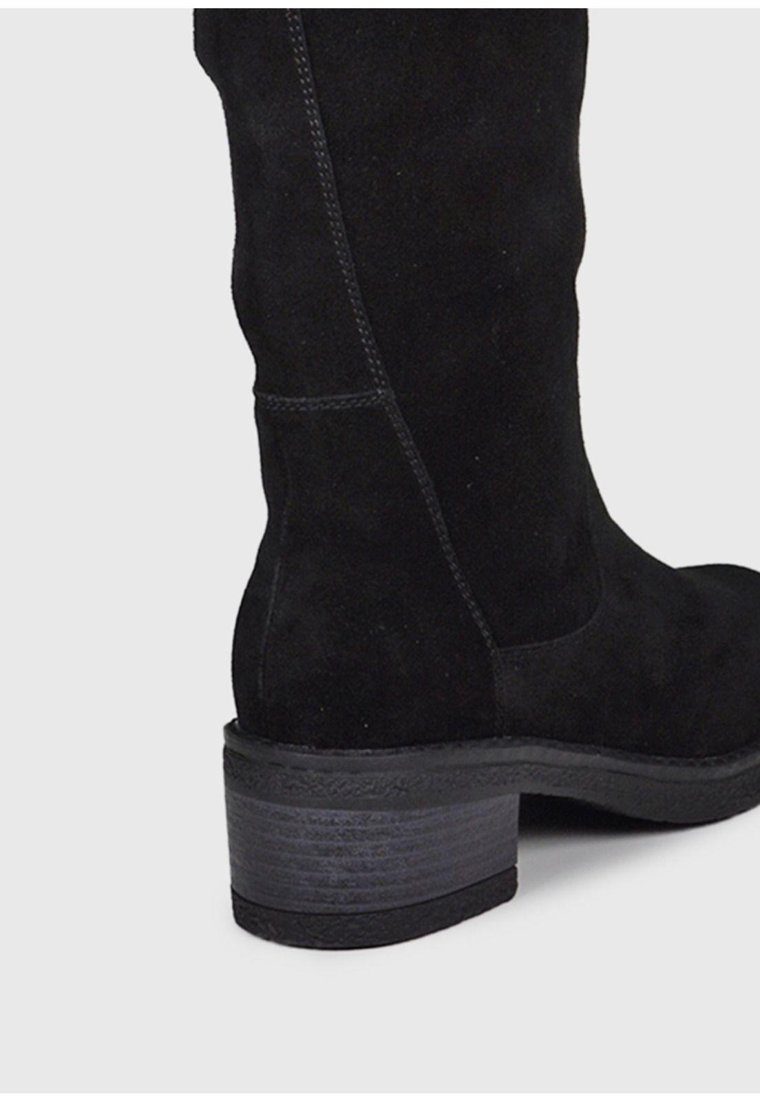 Bota Cuero Intela Negro-2