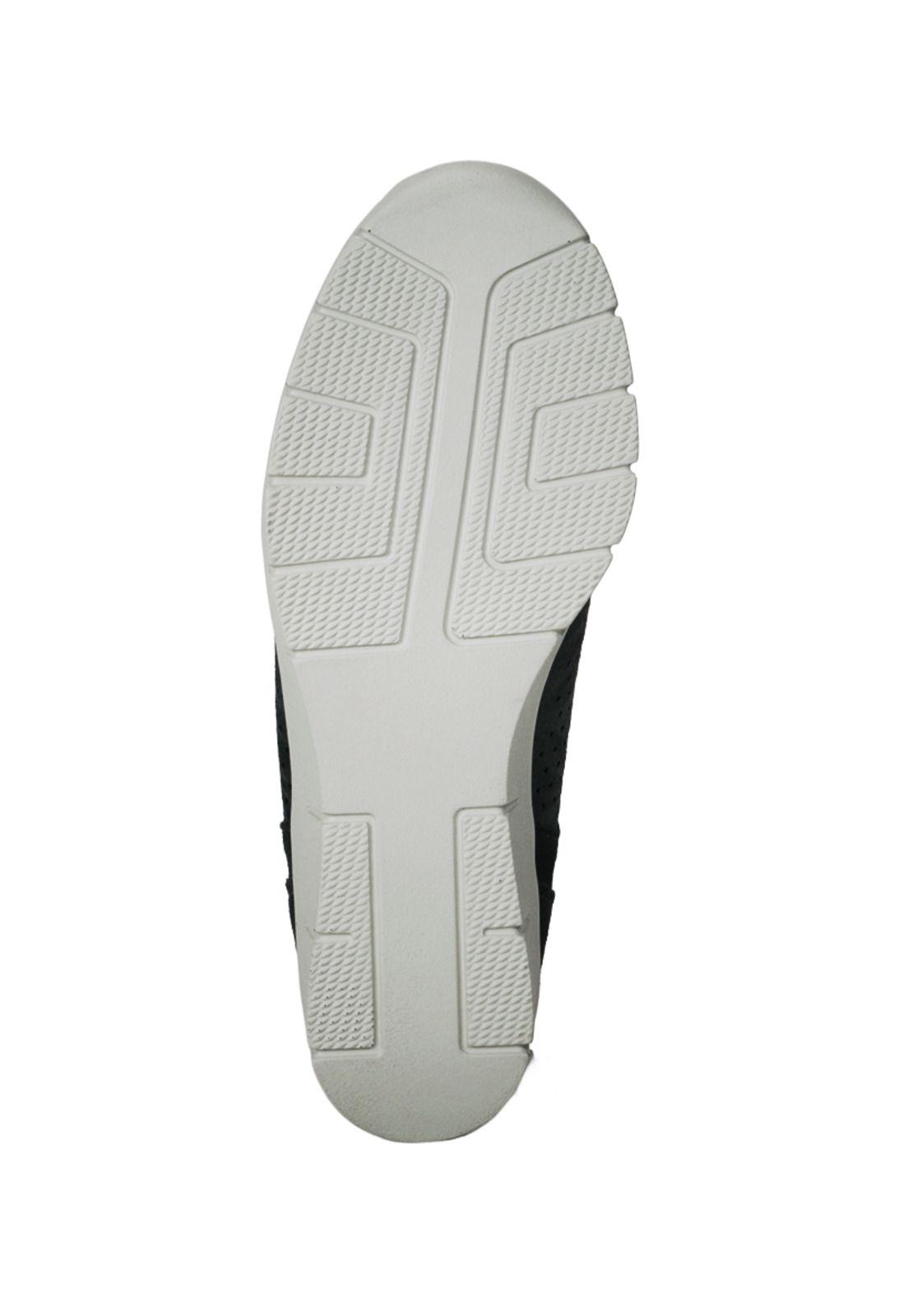 Zapatilla Cuero Mercuria Gris Oscuro-5