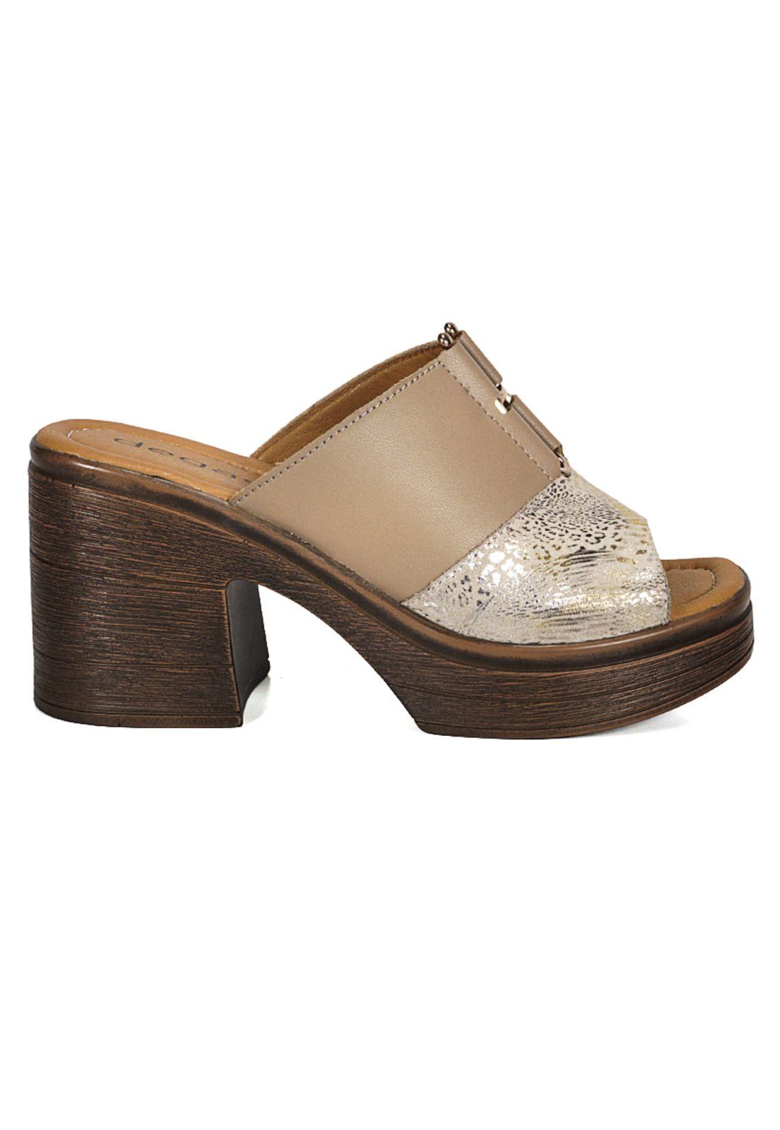 Sandalia Cuero Wilany Beige Print-1