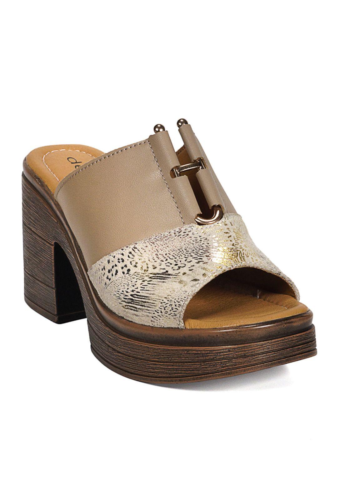 Sandalia Cuero Wilany Beige Print-2