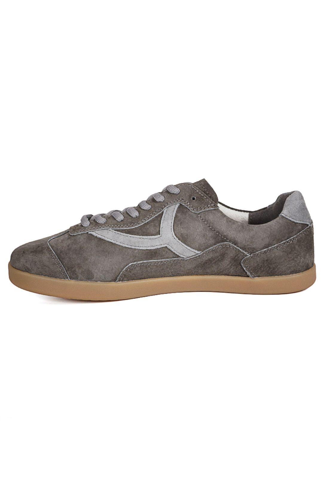 Zapatilla Cuero Urbana Albert Gris-4