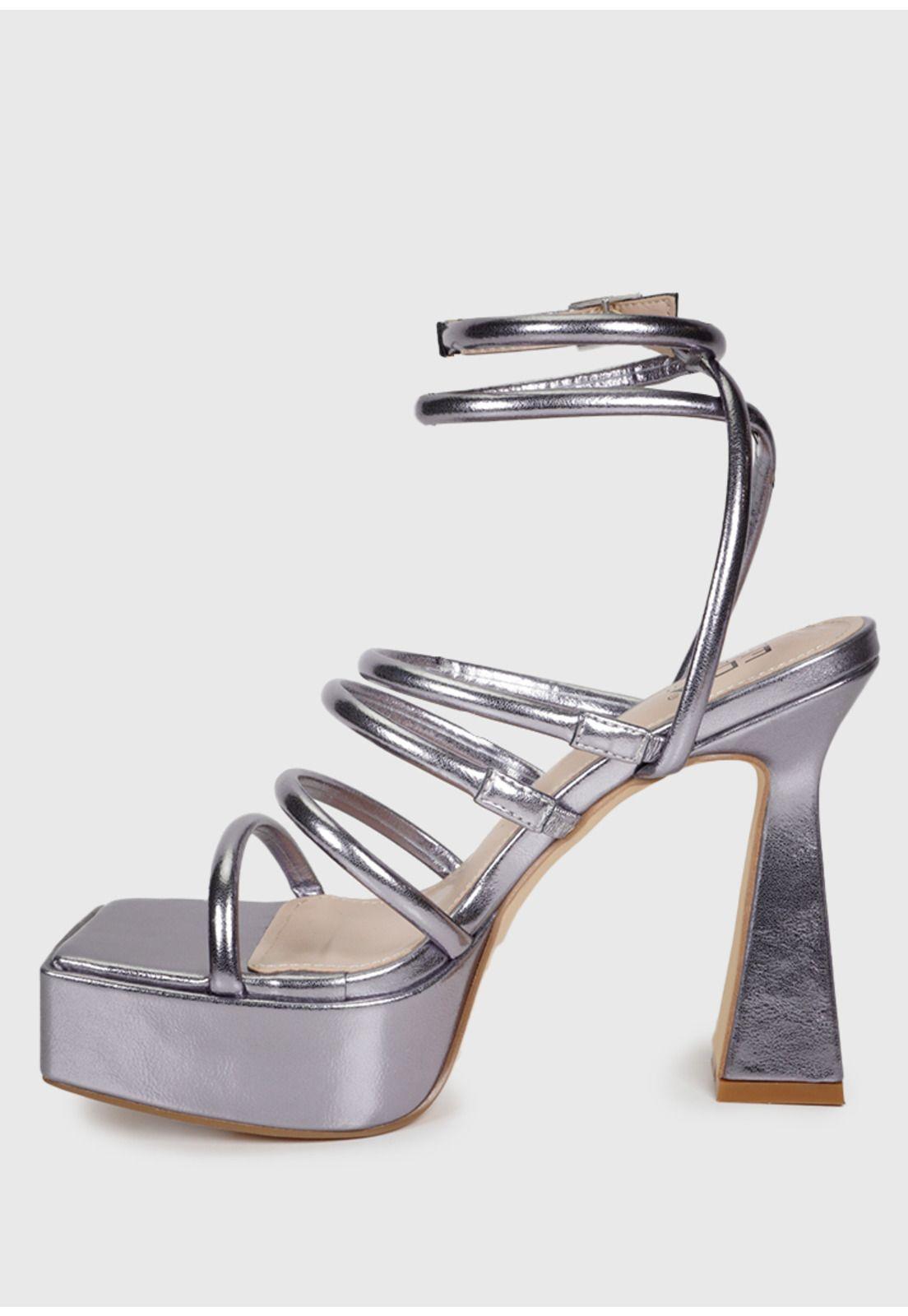 Sandalia Safiye Plateado-4
