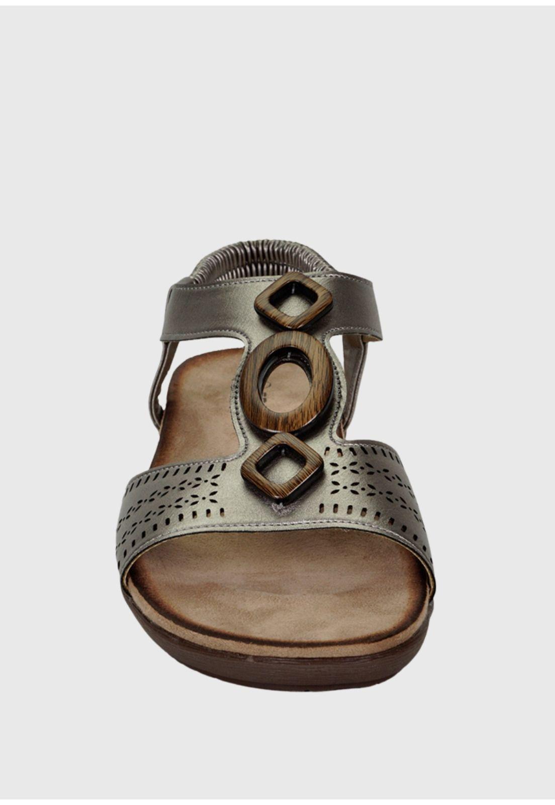 Sandalia Milu Plateado-2