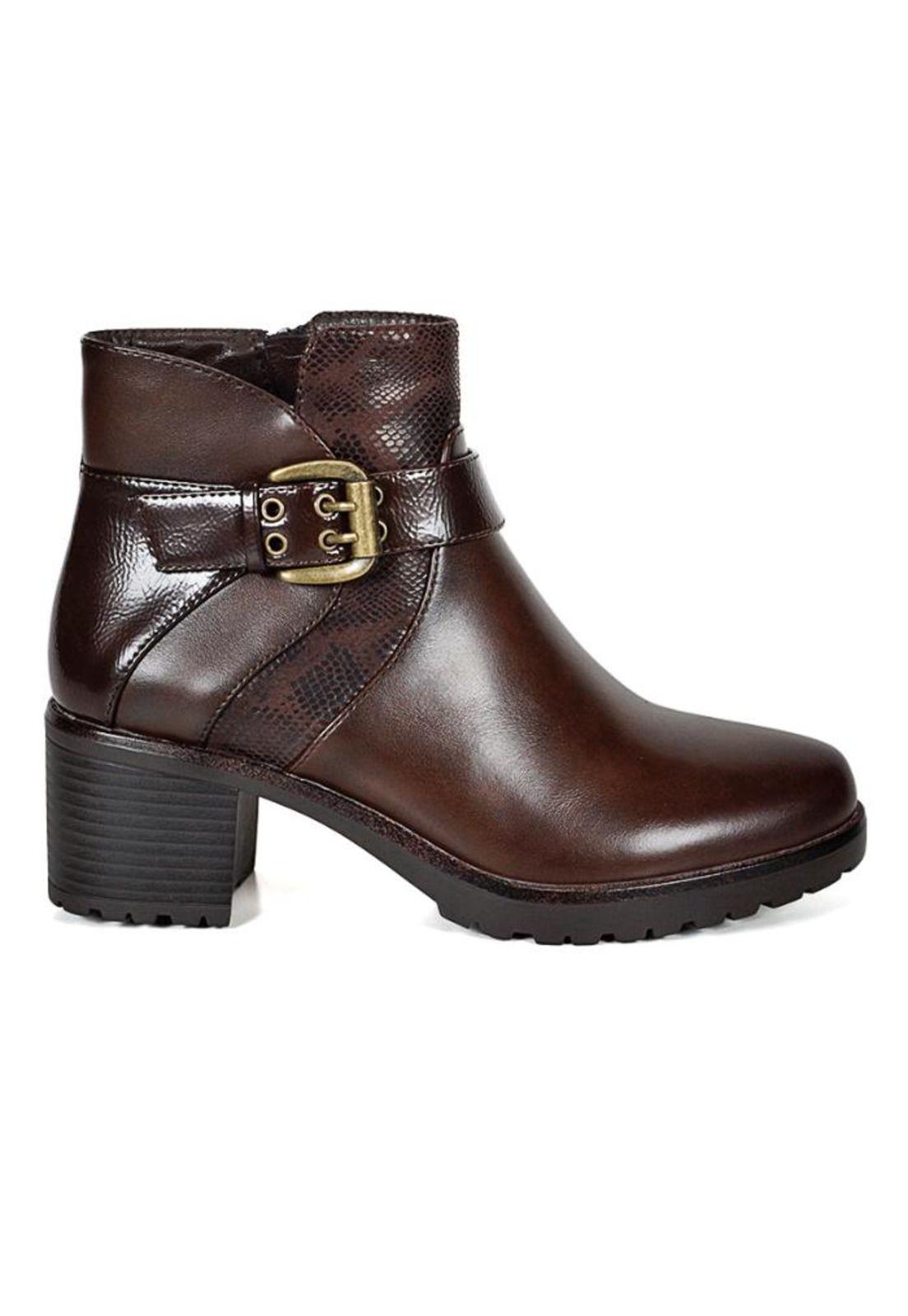 Botín Mujer Malau Café-0