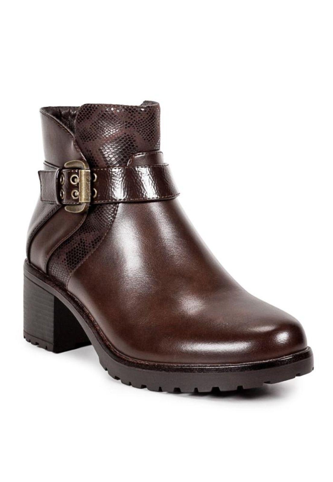 Botín Mujer Malau Café-1