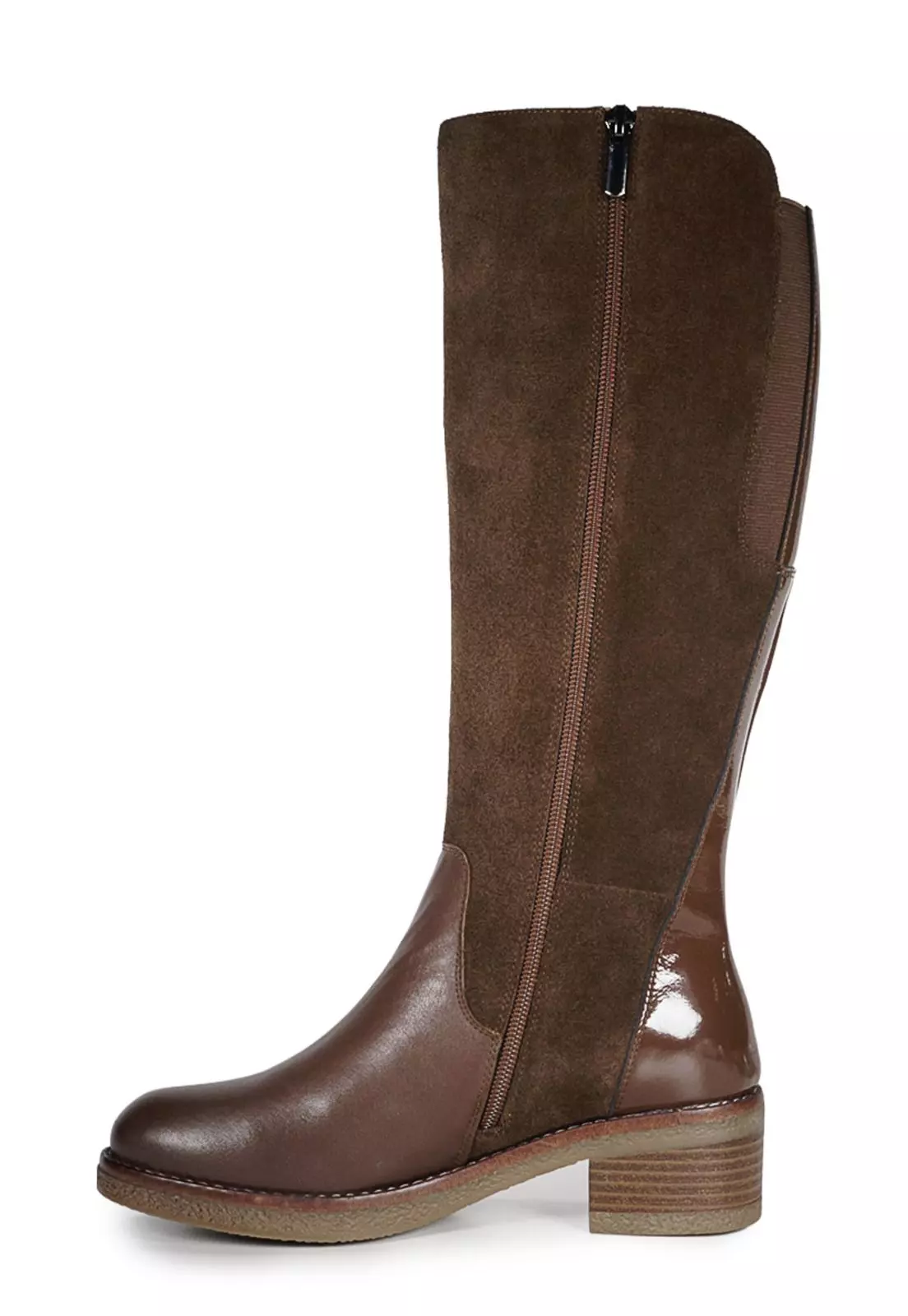 Bota Cuero Davinna Café-2