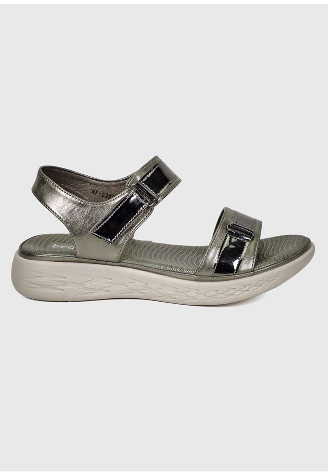 Sandalia Isidora Pewter-1