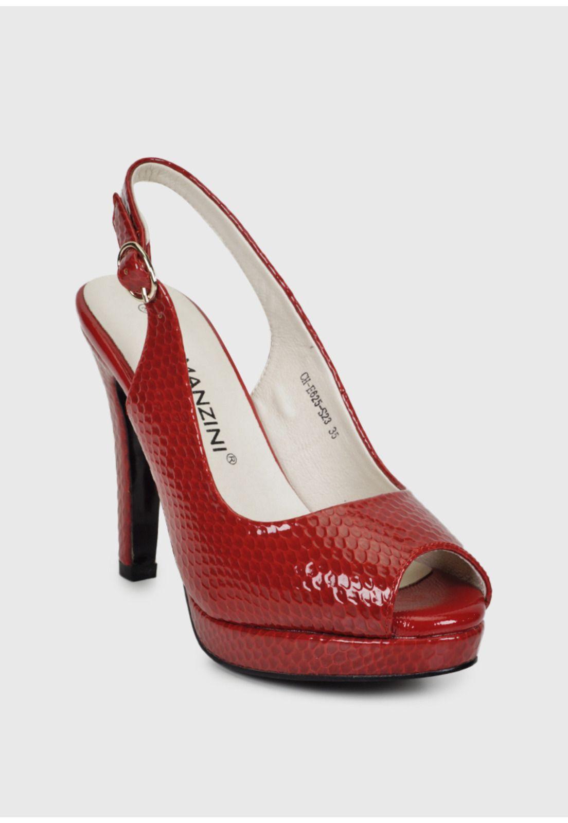 Sandalia Haidee Rojo-3