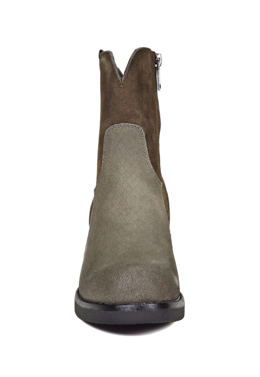 Botín Cuero Galatea Café-3