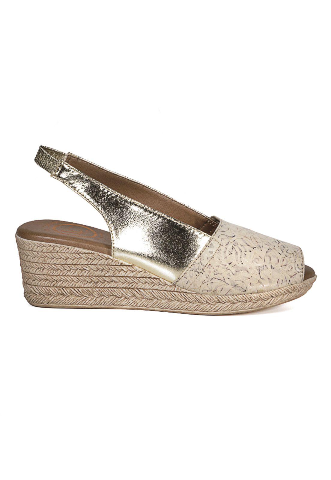 Sandalia Cuero Susanne Beige Dorado-1