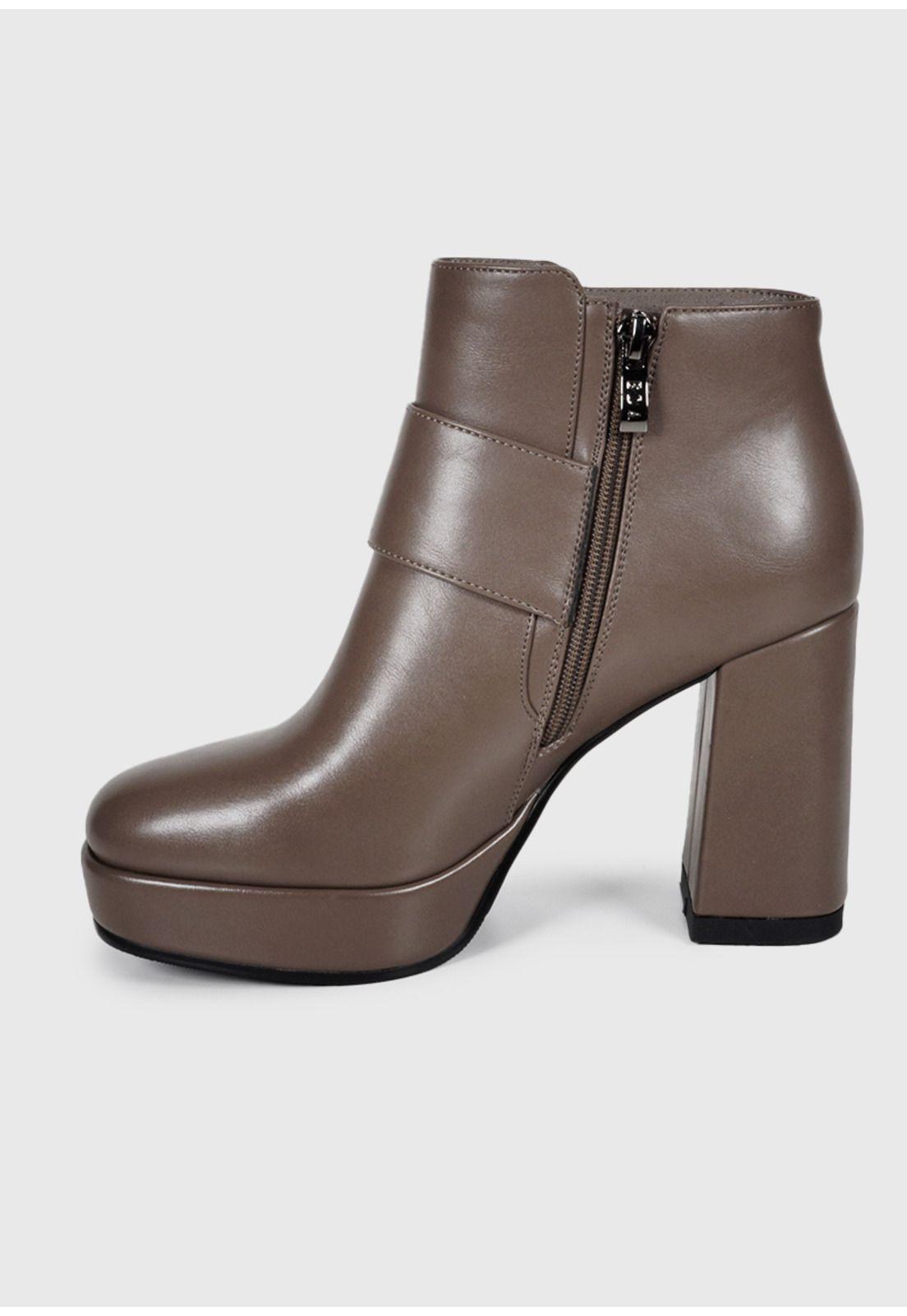 Botín Mujer Gyra Taupe-5