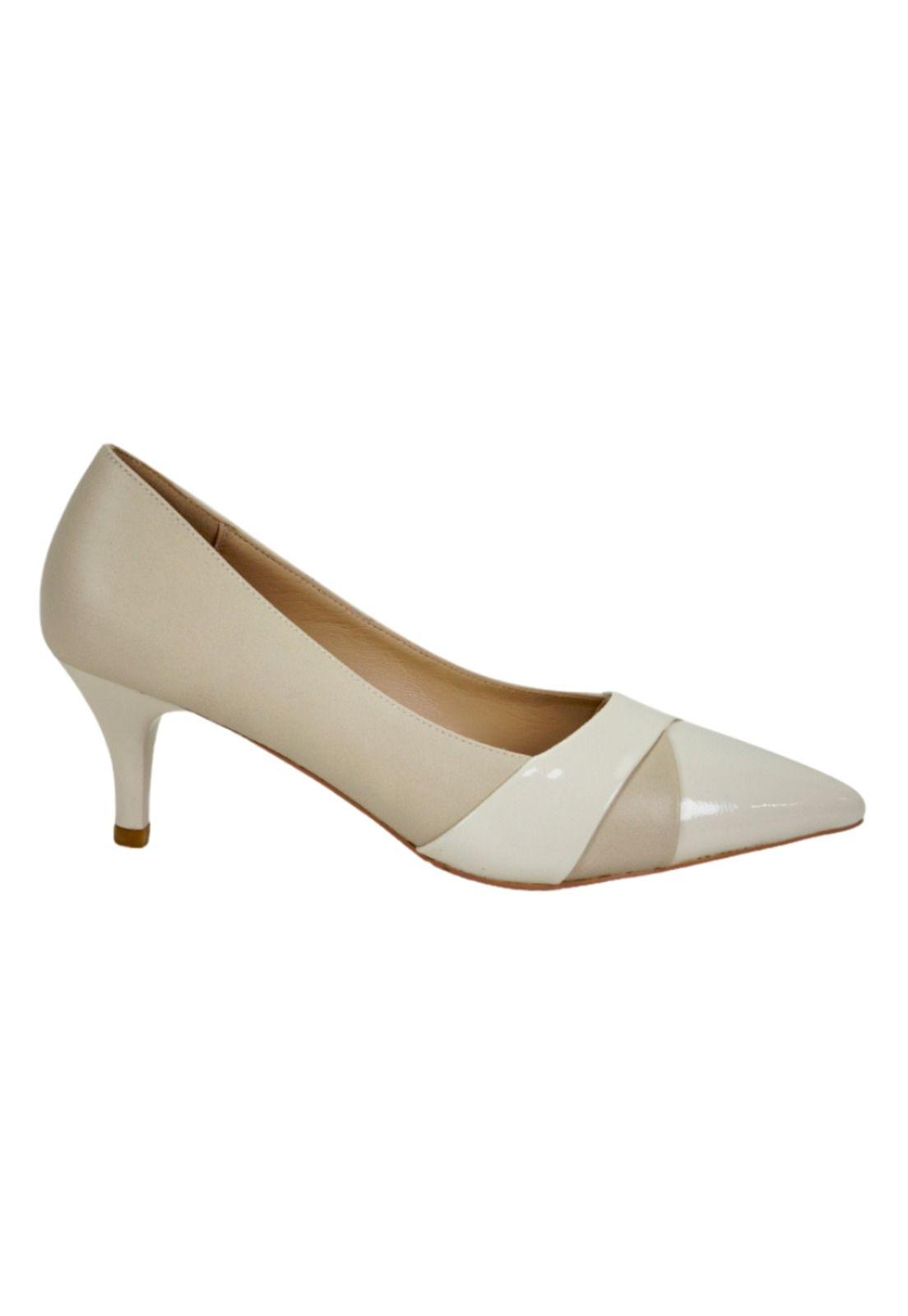 Zapato Cuero Consesa Beige-0