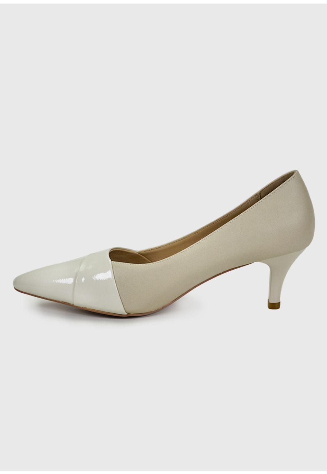 Zapato Cuero Consesa Beige-4