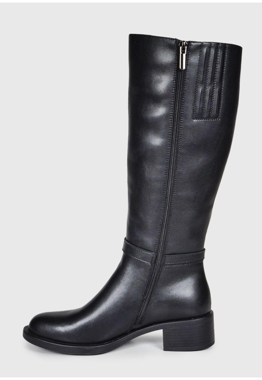 Bota Cuero Auka Negro-4