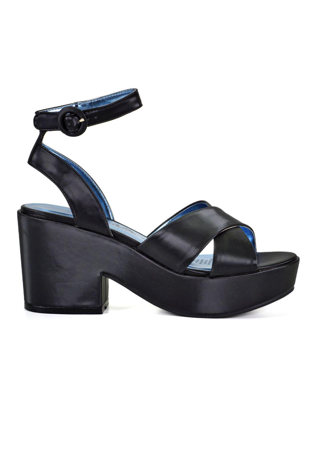 Sandalia Negro Satin Karima-1