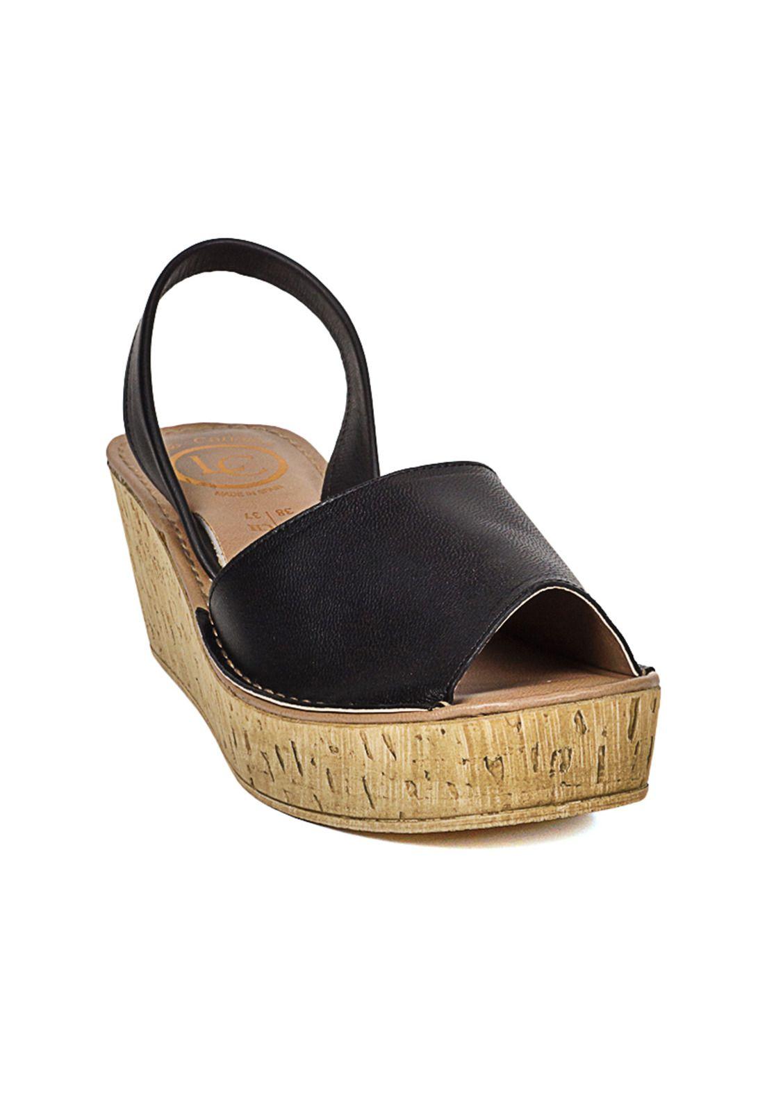 Sandalia Cuero Eliada Negro-3