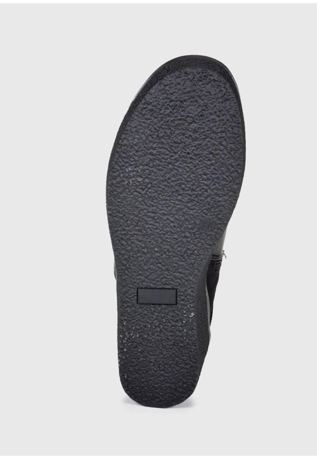 Bota Mujer Alfia Negro Ancho XL-6