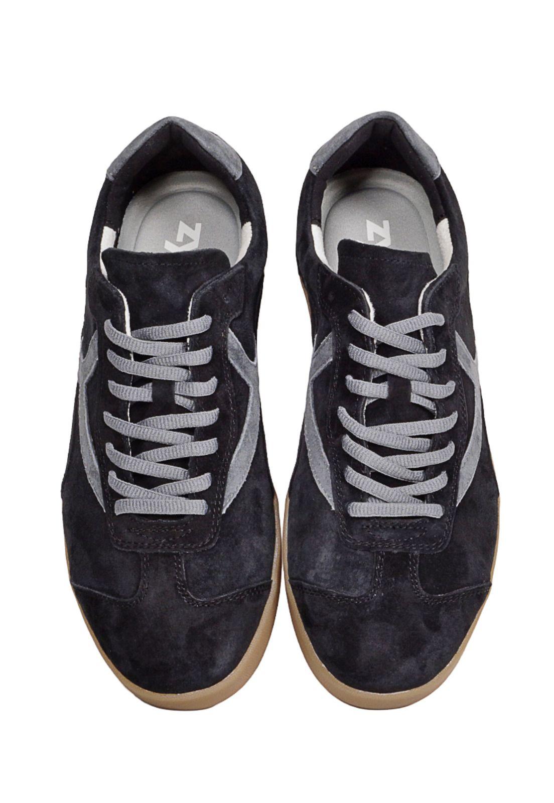 Zapatilla Cuero Urbana Albert Negro-2