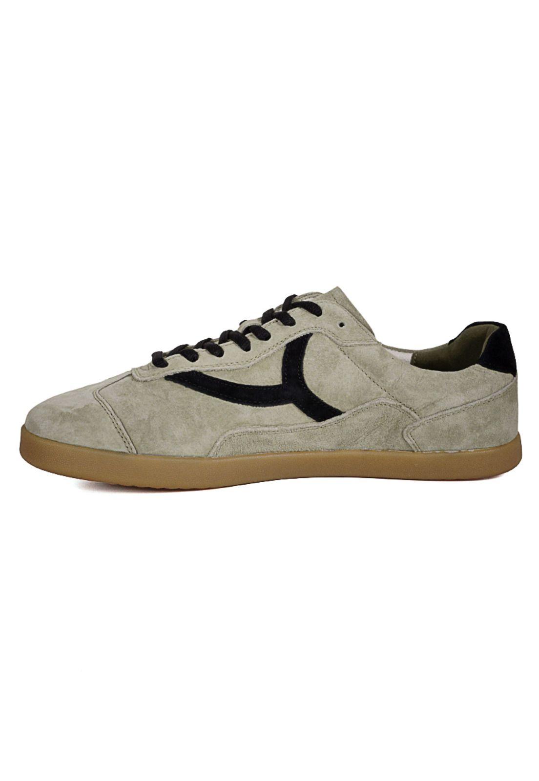 Zapatilla Cuero Urbana Albert Khaki-4