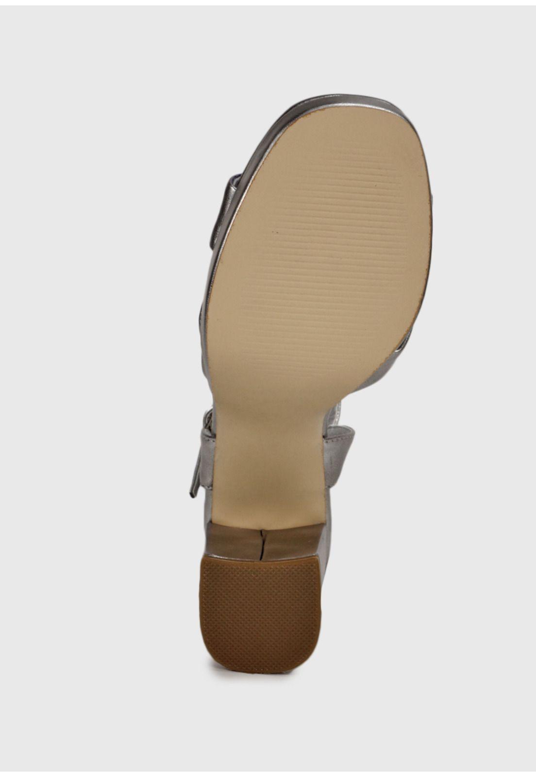 Sandalia Jordina Plateado-5