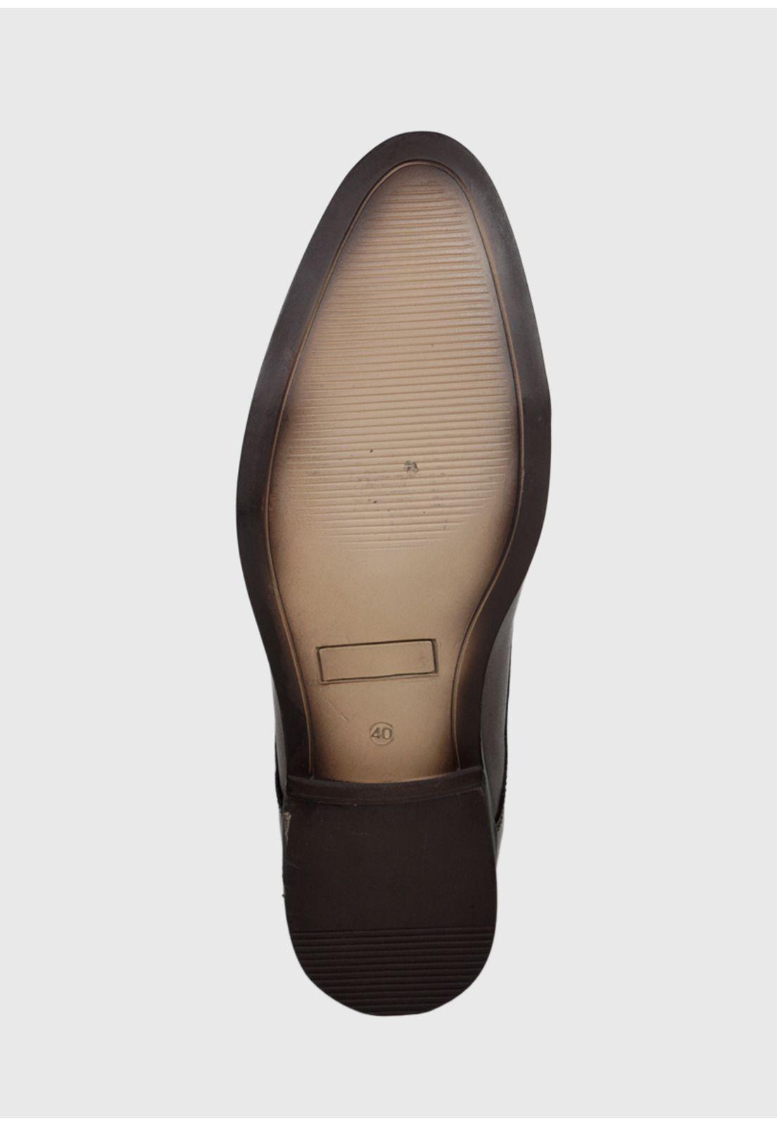 Zapato Cuero Palermo Café Oscuro-6