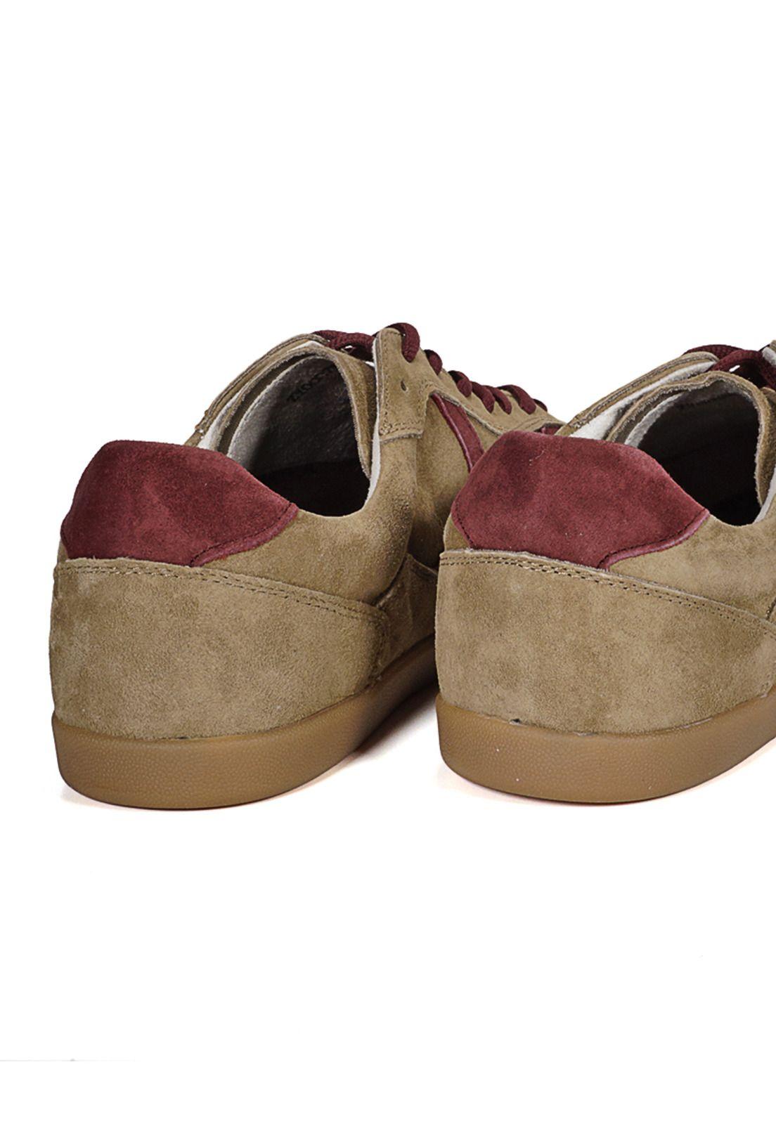 Zapatilla Cuero Urbana Albert Camel-5