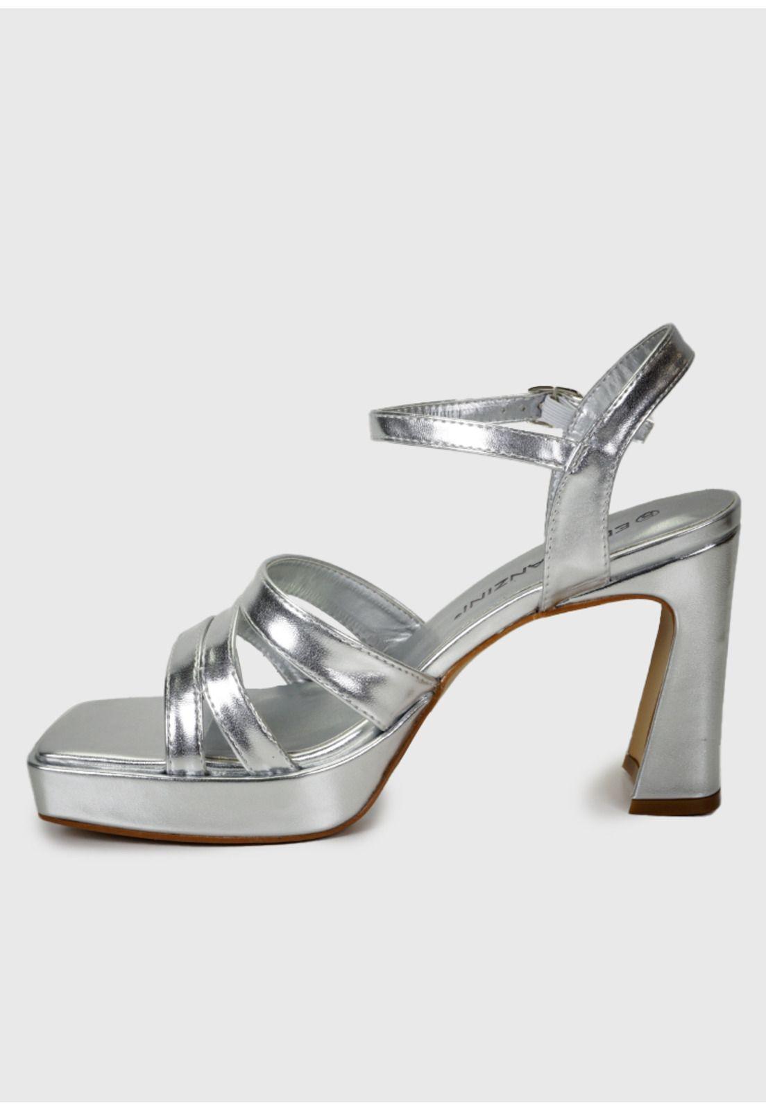 Sandalia Petral Plateado-4