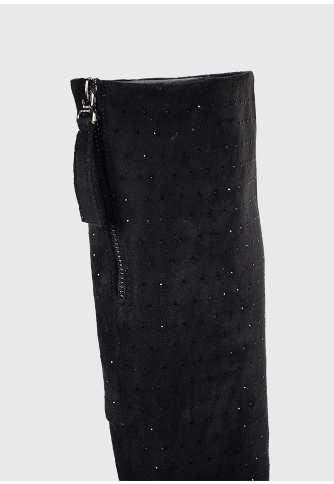 Bota Dalma Negro con brillos-5