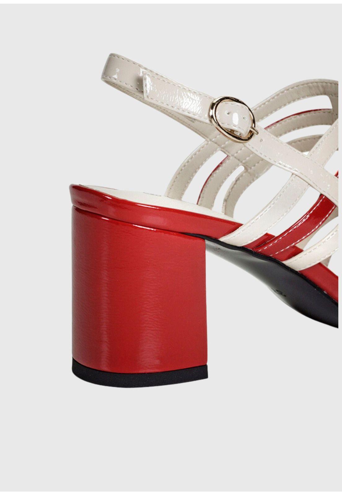 Sandalia Manuela Rojo-6