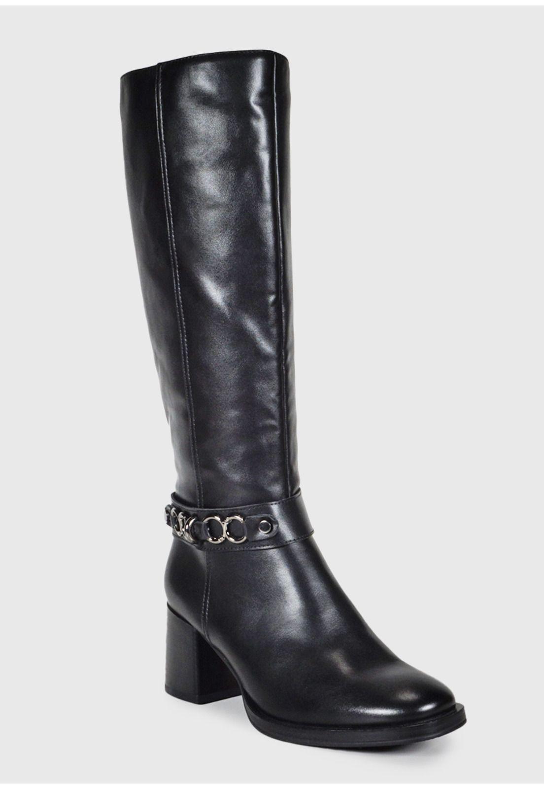 Bota Mujer Célica Negro -2
