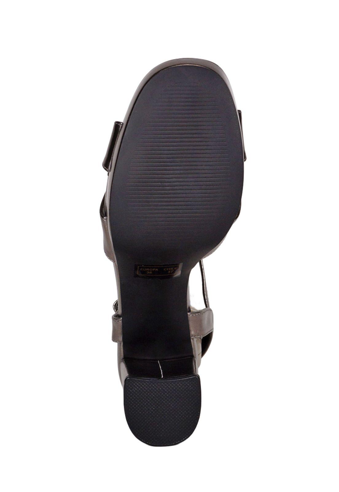 Sandalia Nelvis Plateado-5