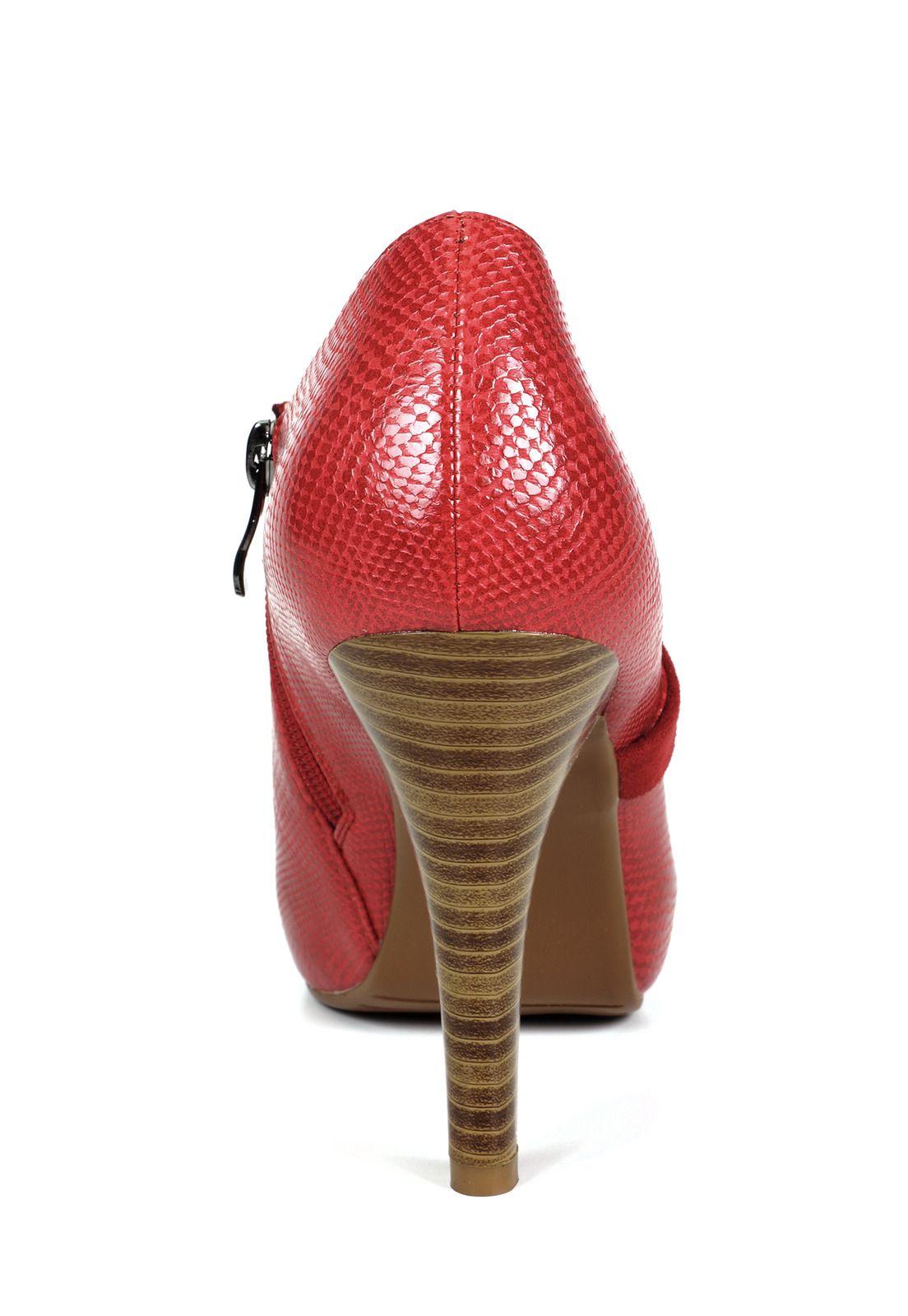 Zapato Aleyda Rojo-5