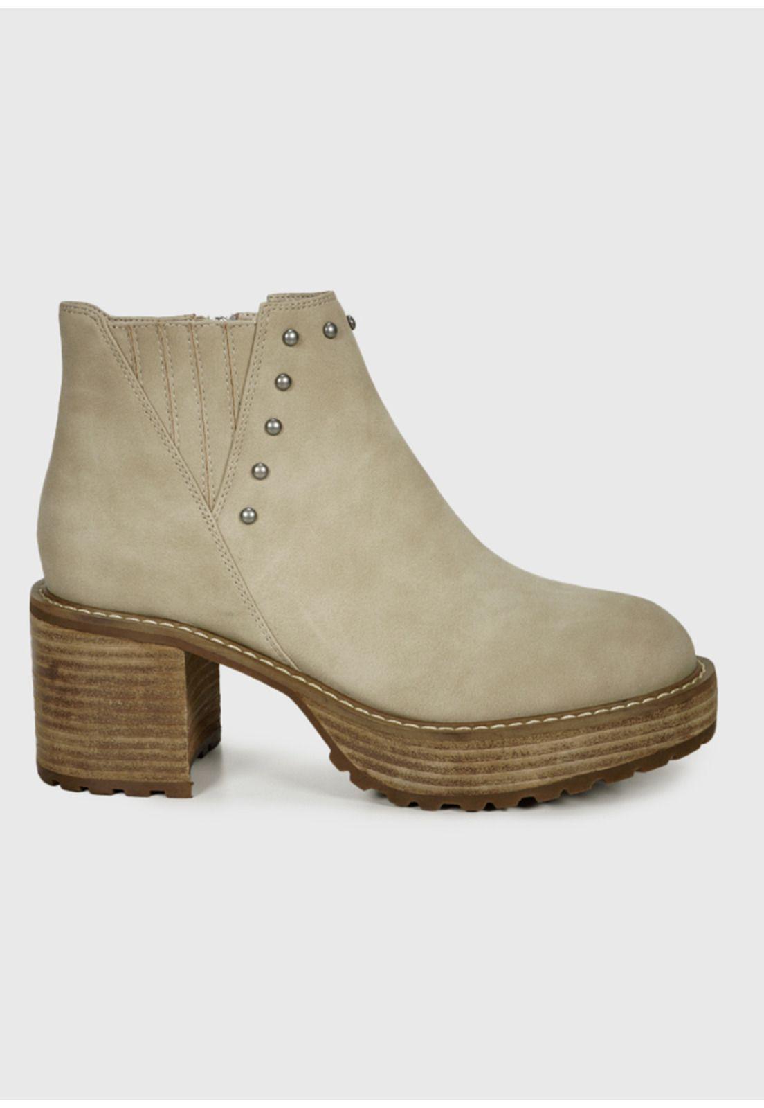 Botín Javiana Beige-2