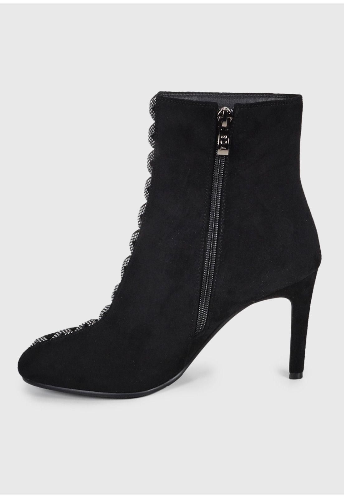 Botín Mujer Bimba Negro Bicolor-6