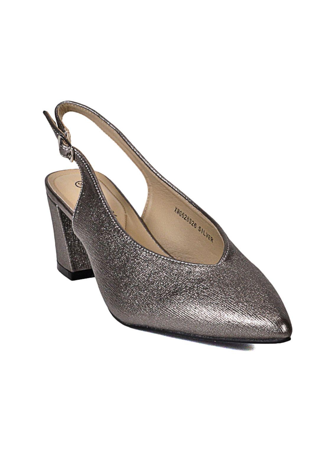 Zapato Yvonne Plateado-3