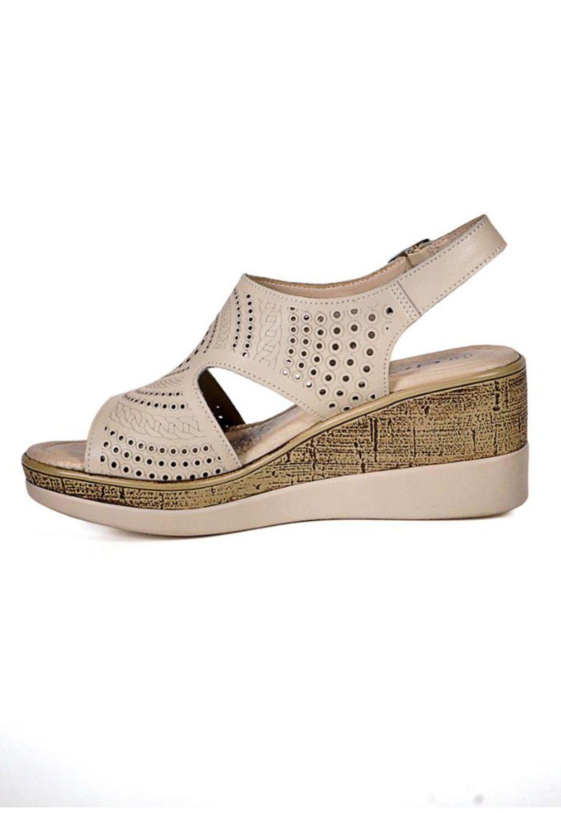 Sandalia Cuero Luana Beige-2