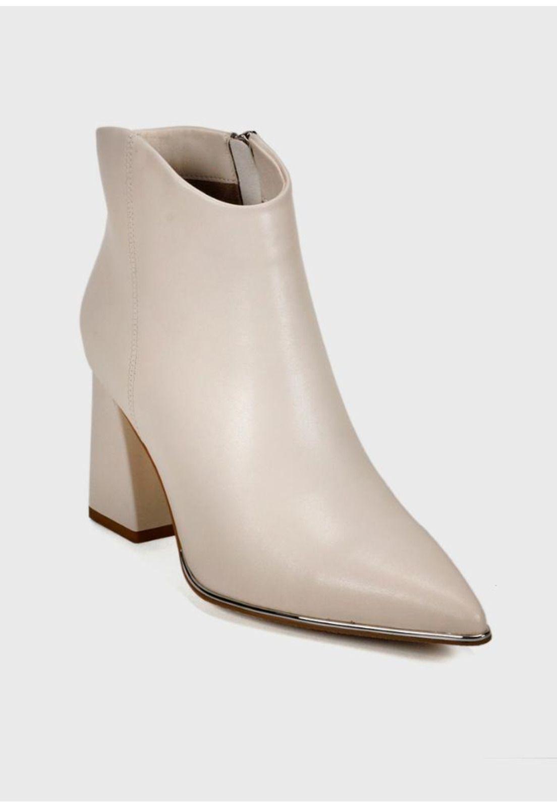 Botín Cuero Daymara Blanco-2