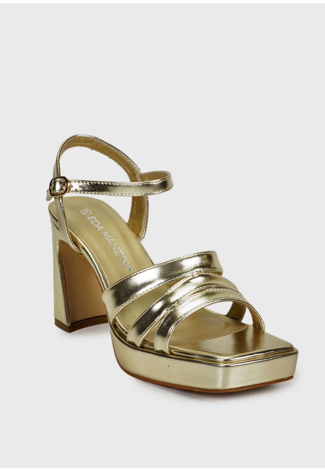 Sandalia Petral Dorado-2