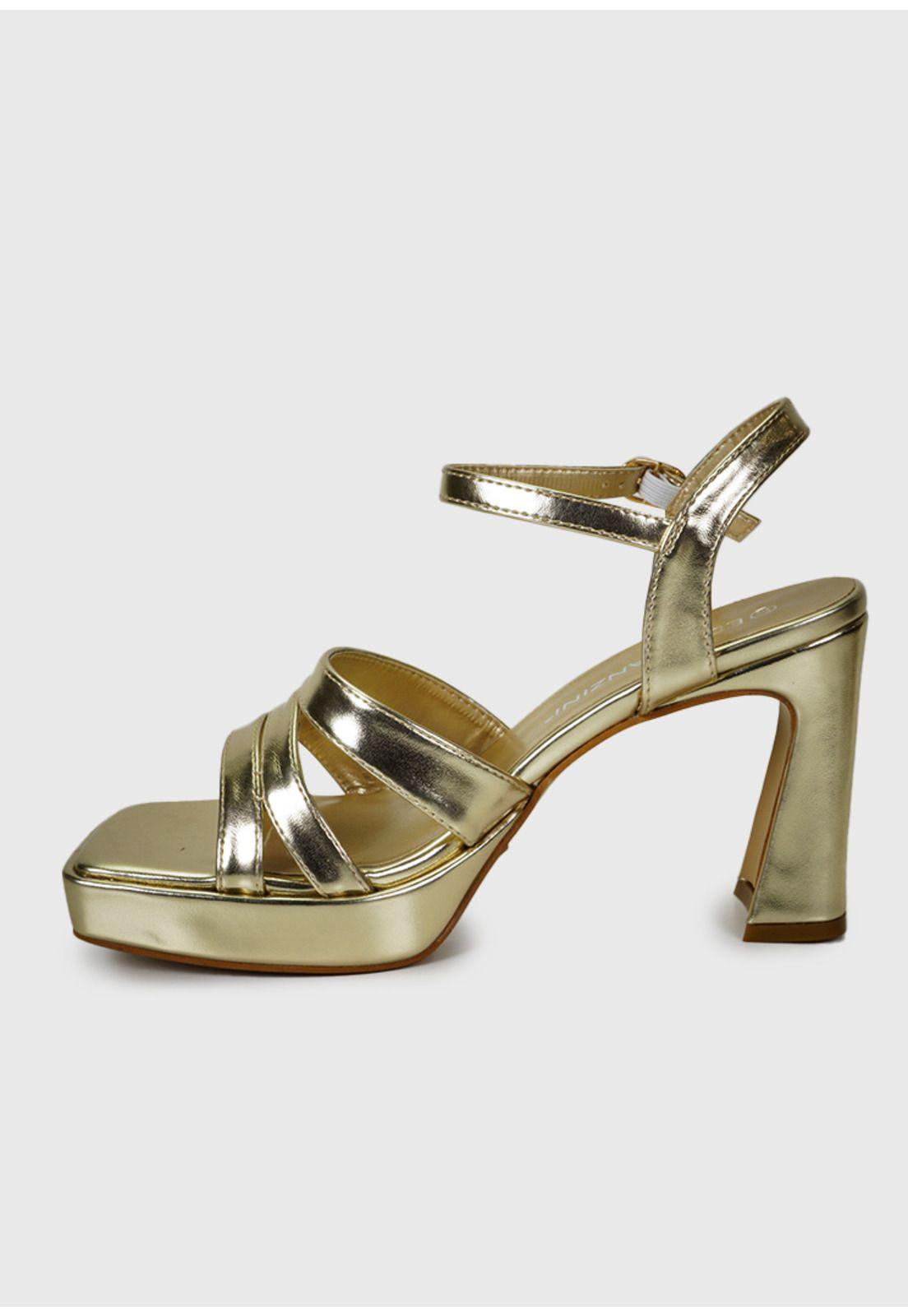 Sandalia Petral Dorado-4