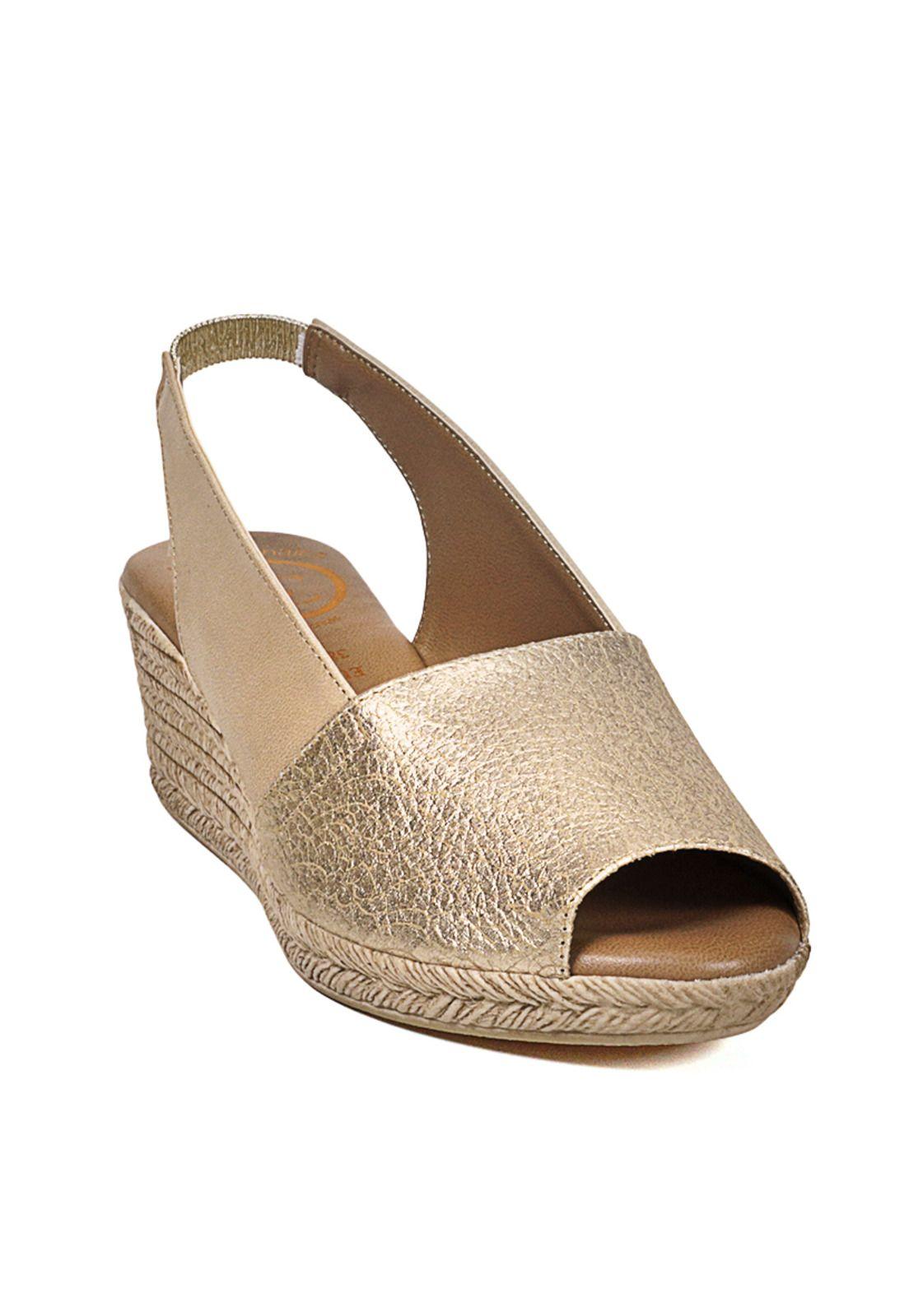 Sandalia Cuero Susanne Dorado-3