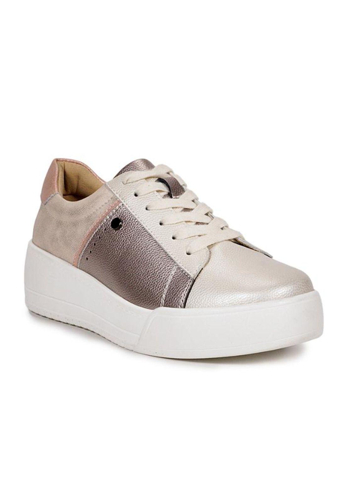 Zapatilla Cuero Bora Bronce-1
