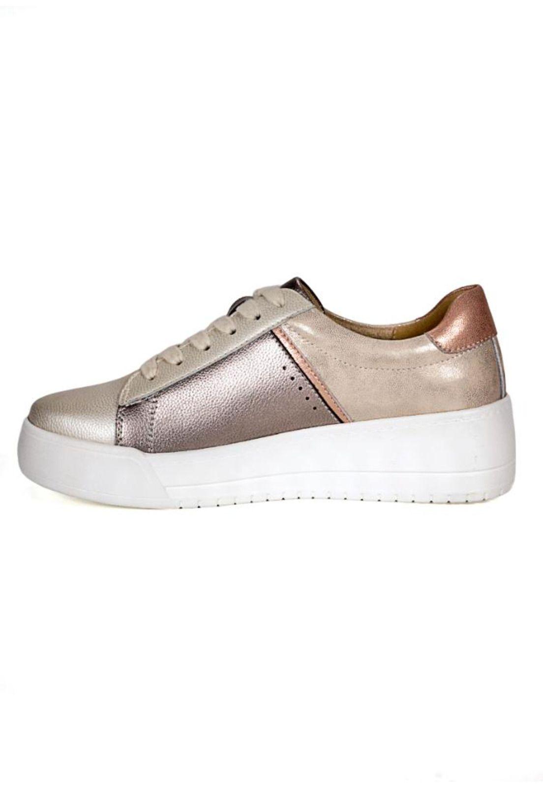 Zapatilla Cuero Bora Bronce-2