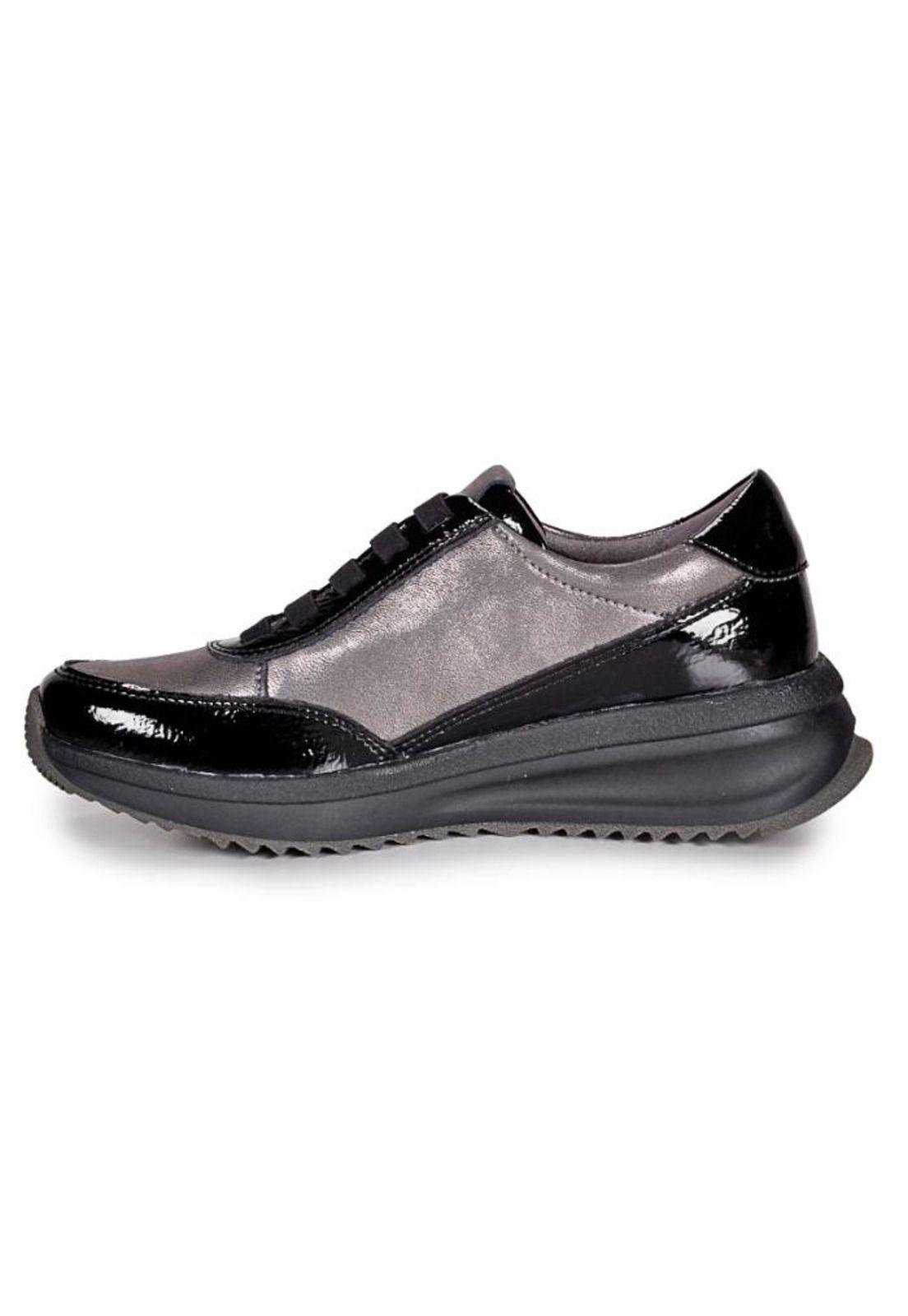Zapatilla Cuero Aniella Negro-2