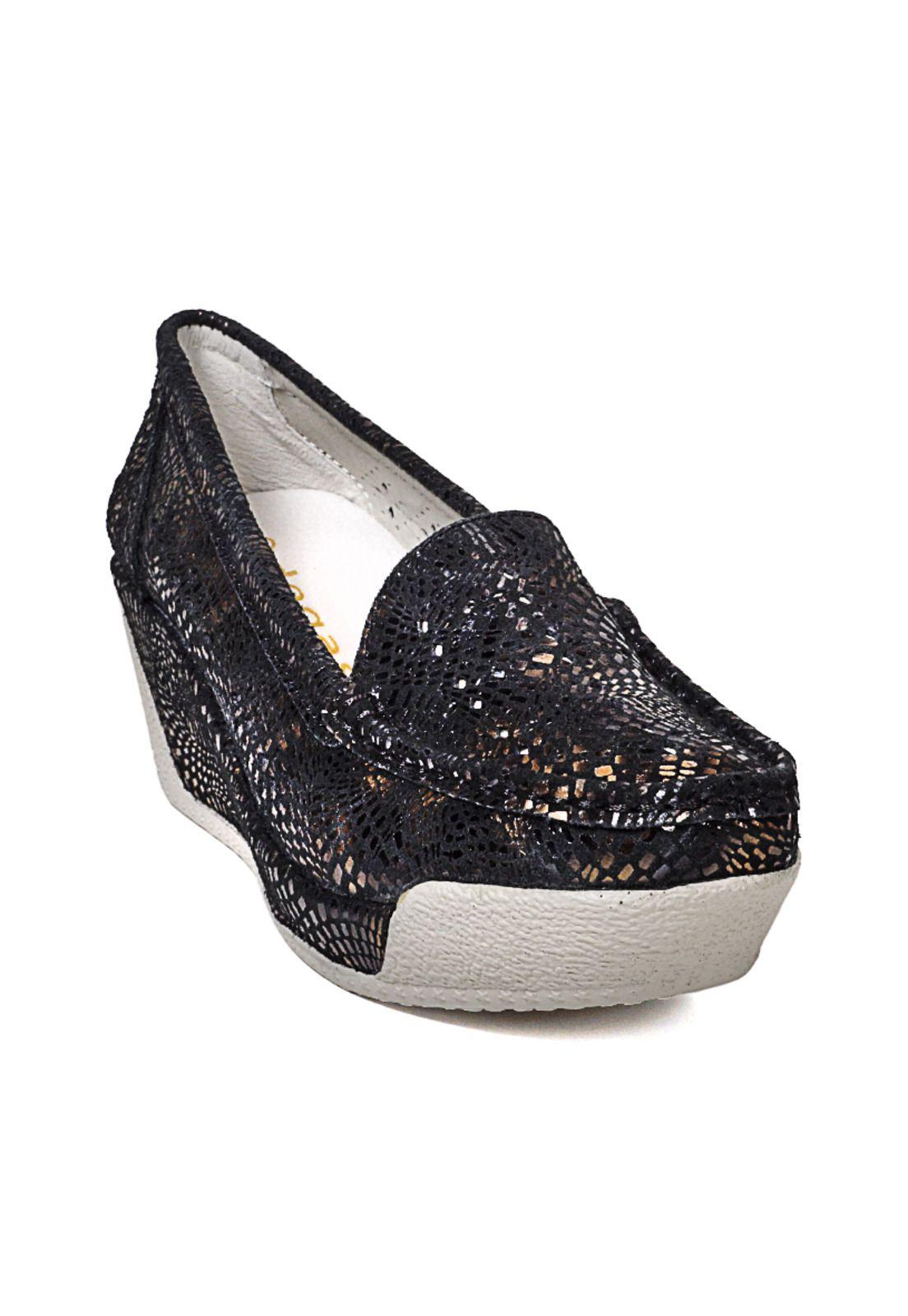 Mocasín Cuero Sayen  Negro-3