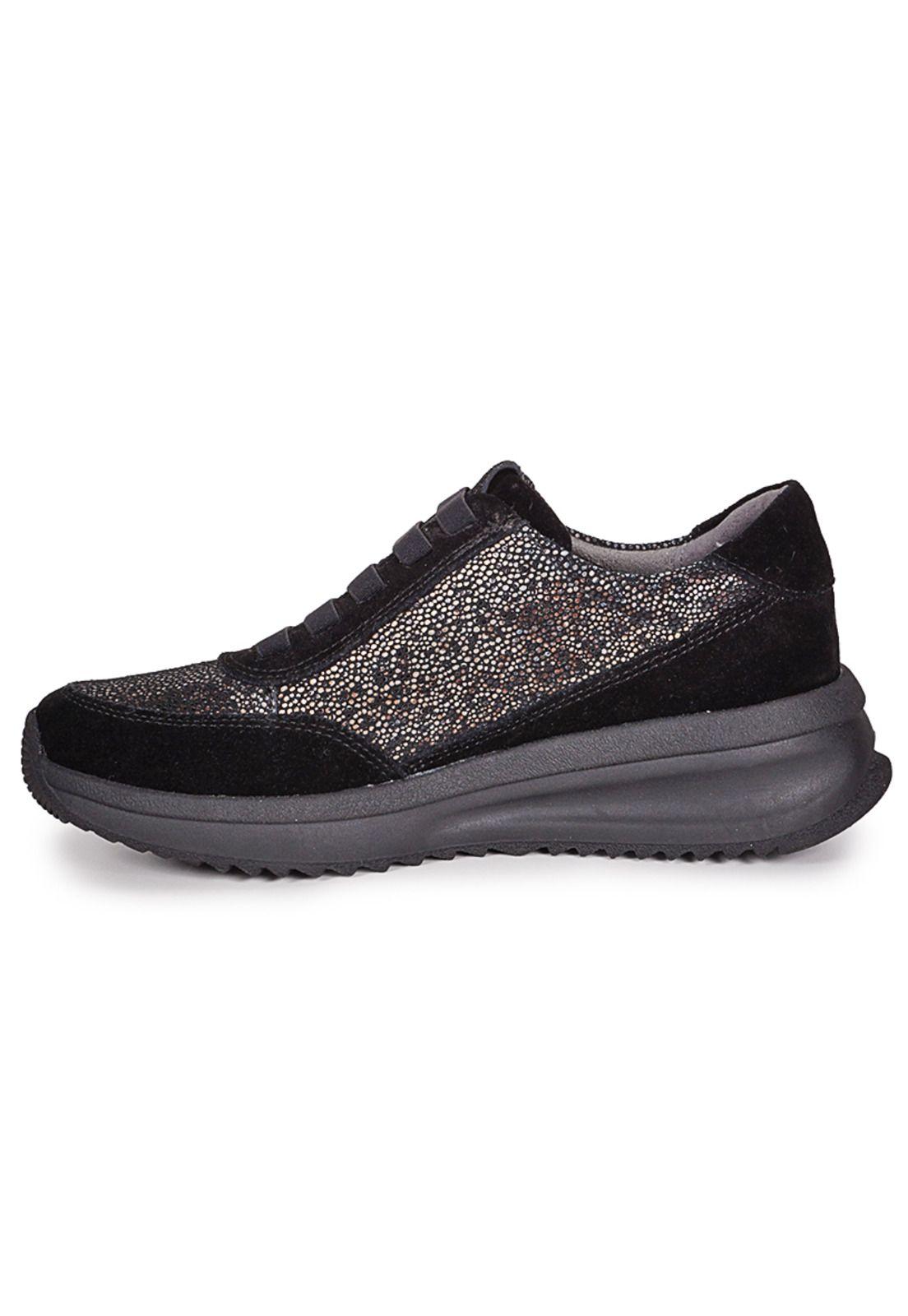 Zapatilla Cuero Aniella Negro-2