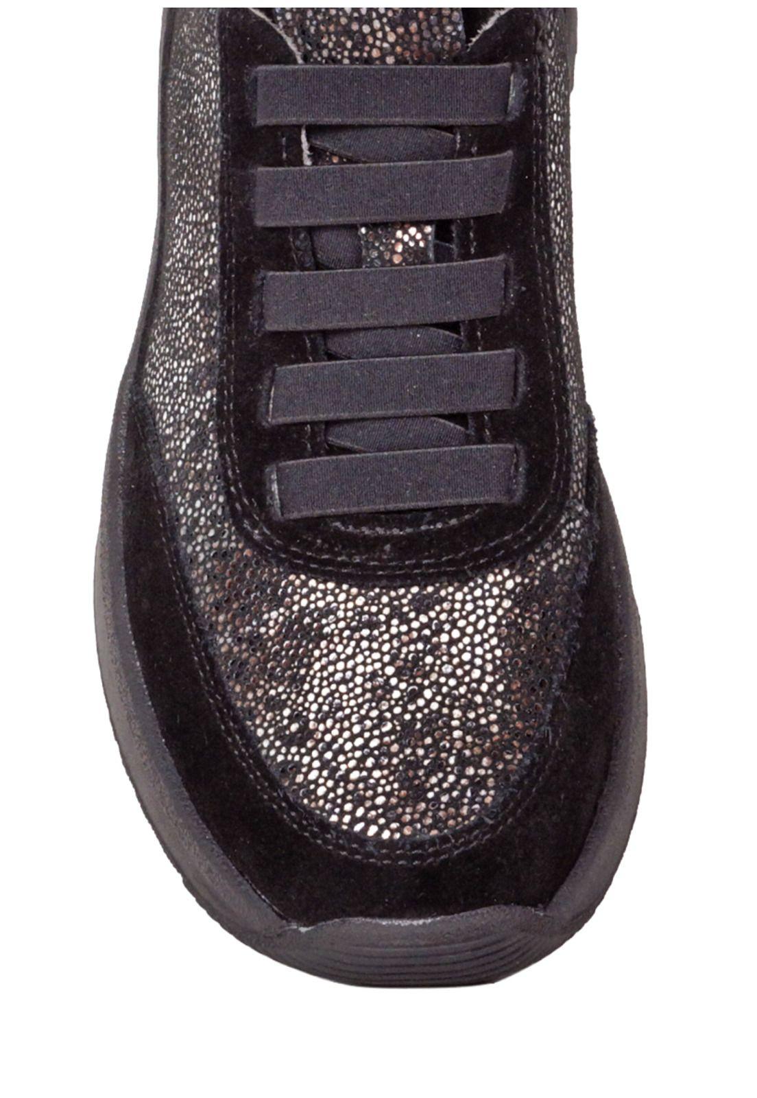 Zapatilla Cuero Aniella Negro-3