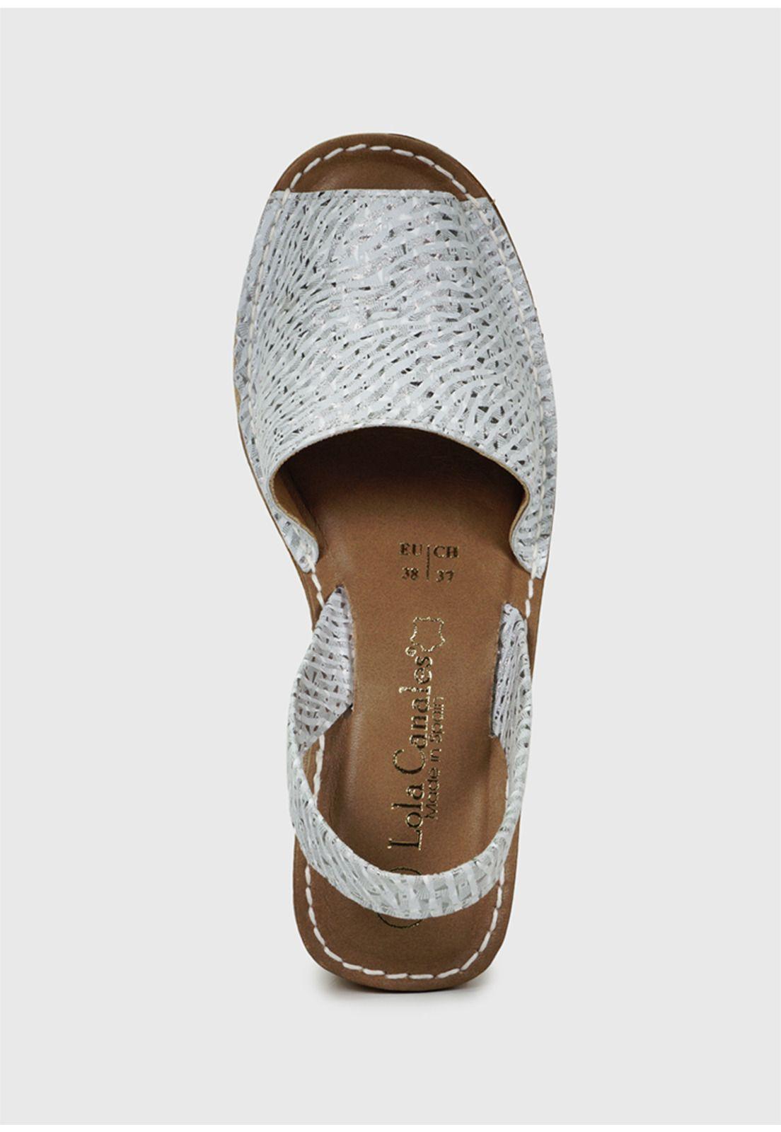 Sandalia Eliada Blanco Plateado-6