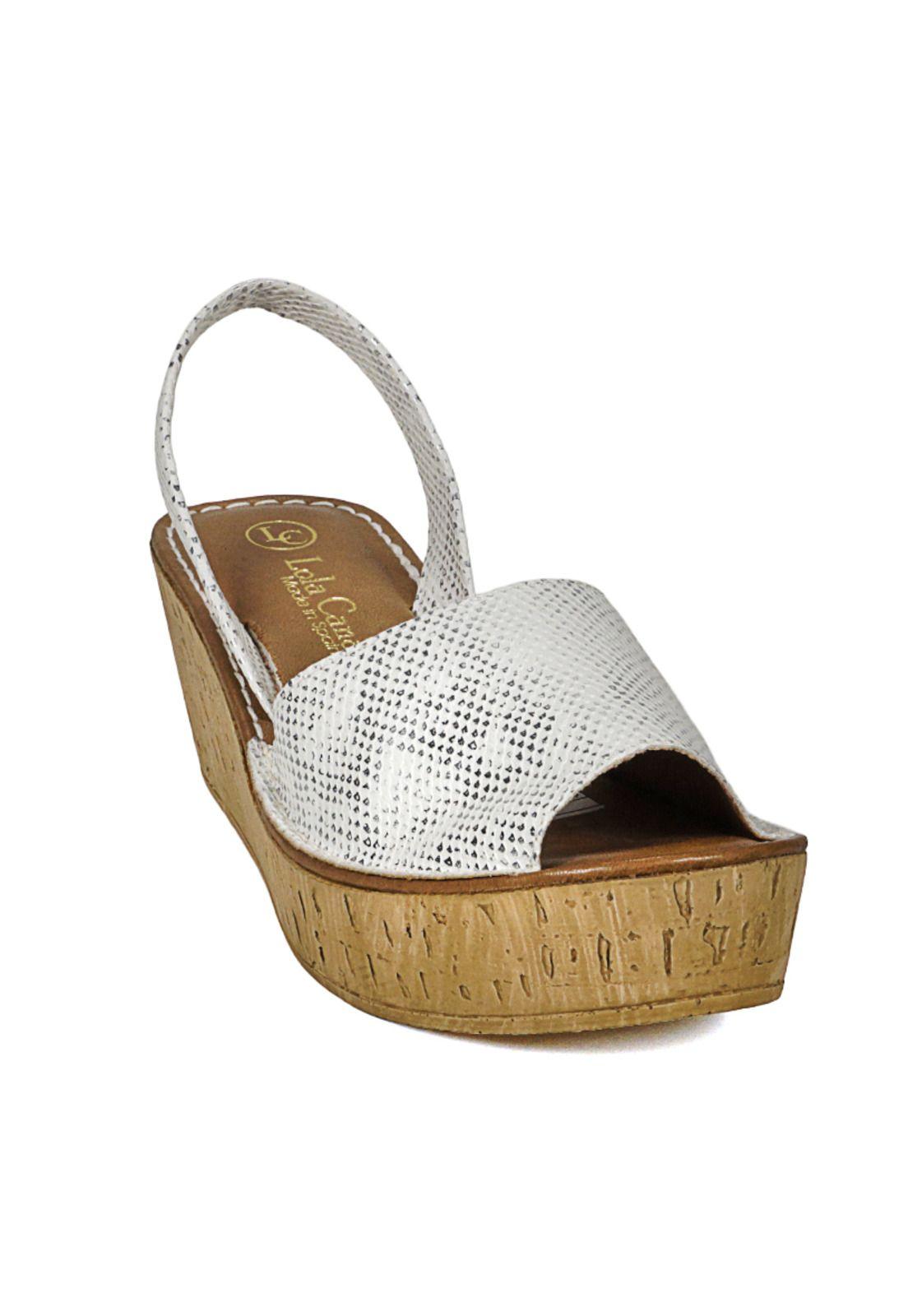 Sandalia Eliada Blanco Plata-3