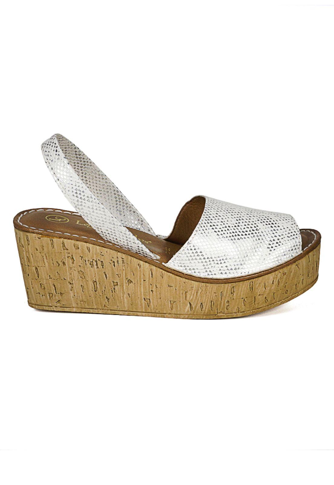 Sandalia Eliada Blanco Plata-2